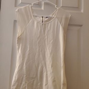 Express T-shirt with Sheer Sleeves and Zipper